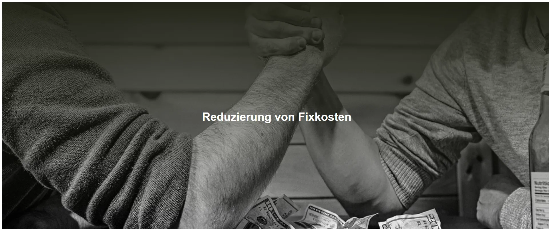 Reduzierung von Fixkosten